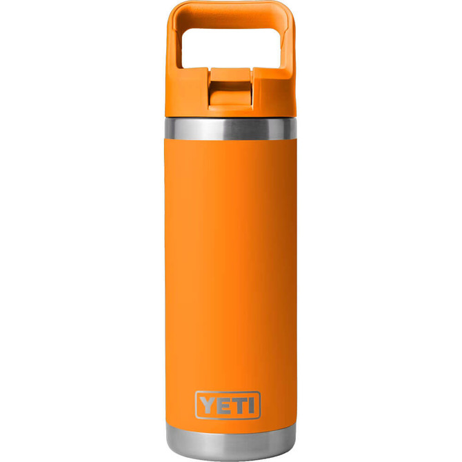 Yeti Rambler 18 oz. Bottle with Straw Cap - King Crab Orange