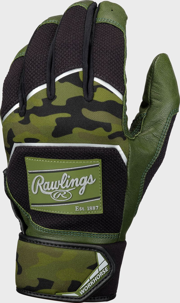 Rawlings Workhorse Adult Batting Glove - Camo