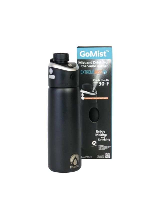 Extreme Mist GoMist Misting & Drinking Bottle - Black