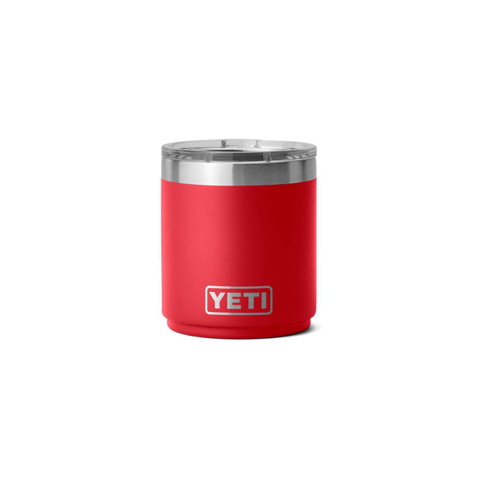 YETI Rambler 10 oz Lowball 2.0 Rescue Red BPA Free Tumbler with MagSlider Lid