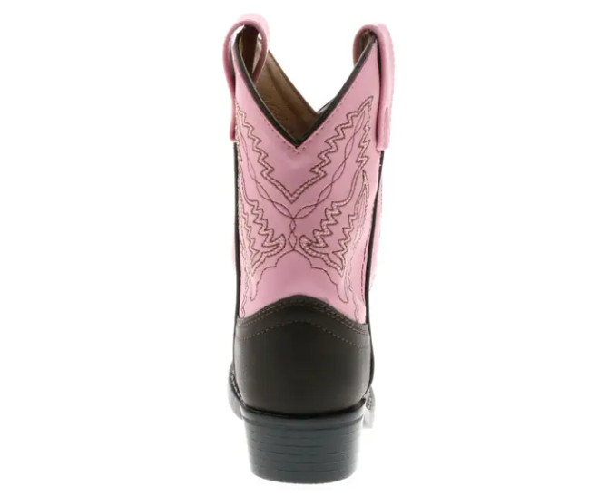 Smoky Mountain Boots Kids Monterey Boot - Brown/Pink