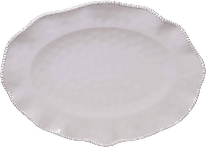 Certified International Perlette Cream Oval Platter