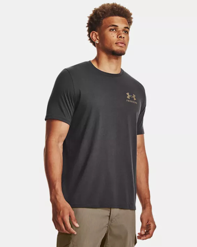 Under Armour Men's UA Freedom Banner T-Shirt - Jet Grey