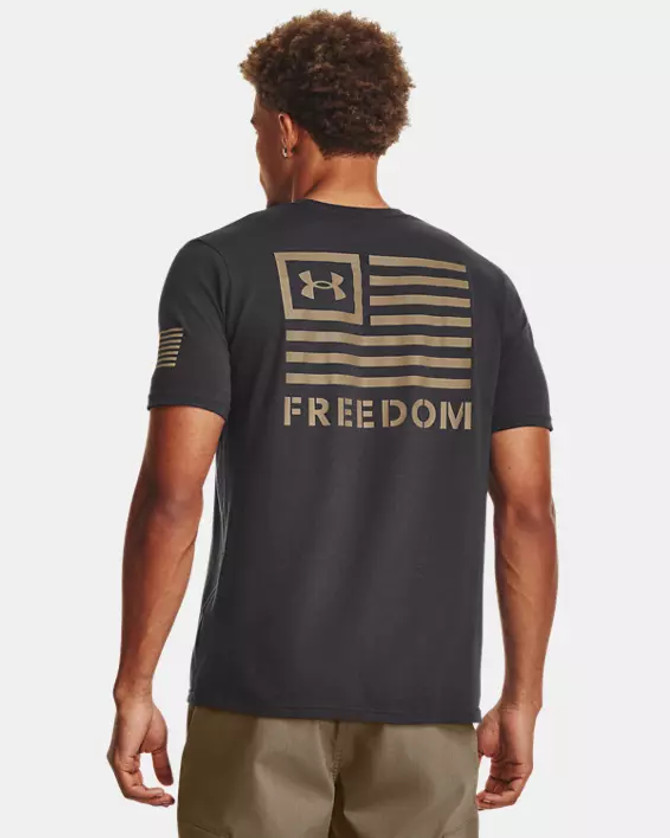 Under Armour Men's UA Freedom Banner T-Shirt - Jet Grey