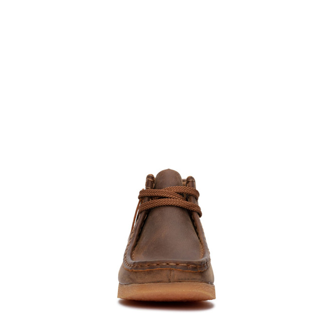 Clarks Kids Wallabee Boot Older Beeswax