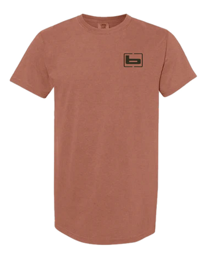 Banded Wheel Of Fortune Short Sleeve Tee - Clay