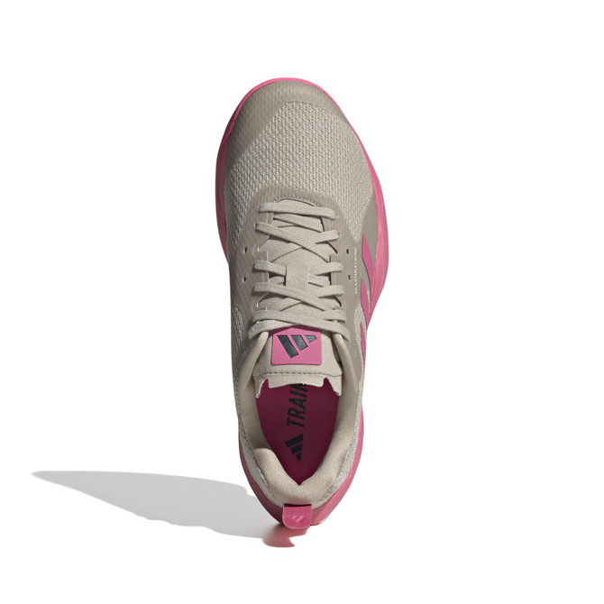 Adidas Women's Rapidmove Trainer - Wonder Beige / Wonder Beige / Pink Fusion