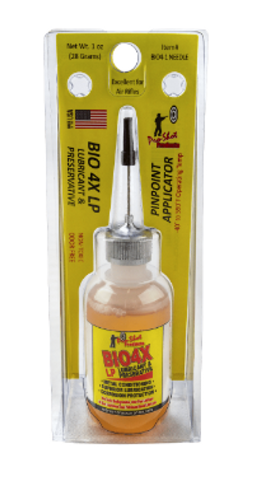 Pro Shot Bio 4x LP Gun Oil in 1 oz. Needle Oiler