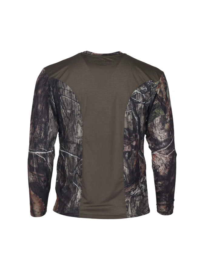 Gamehide Rapid-Wick Long Sleeve Hunt Shirt - Mossy Oak DNA