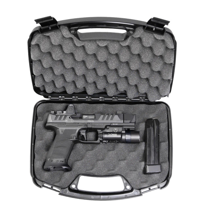 MTM Handgun Case Single up to 6" Revolver or Pistol-Black