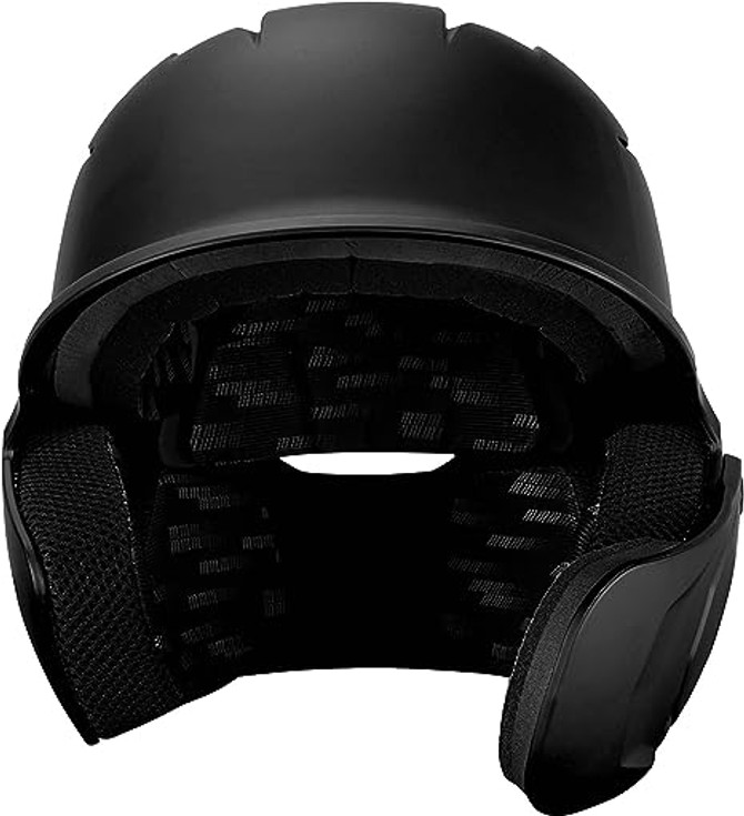 Marucci Duravent Batting Helmet with Jaw Guard - Black