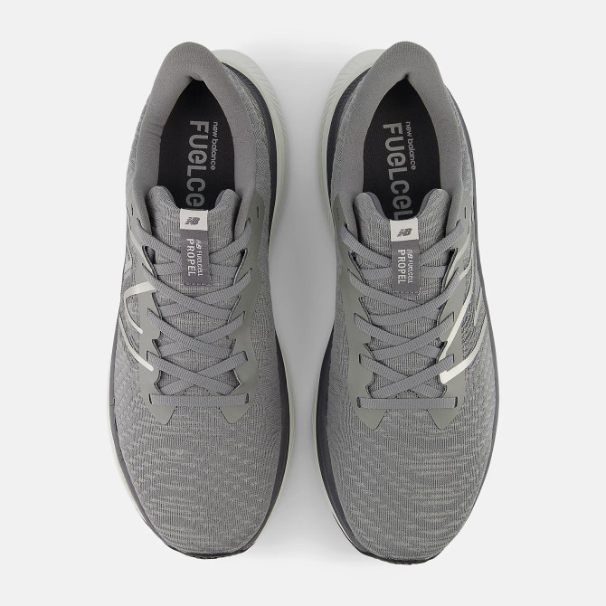 New Balance Men's FuelCell Propel v4 Running Shoe - Grey Matter with Castlerock