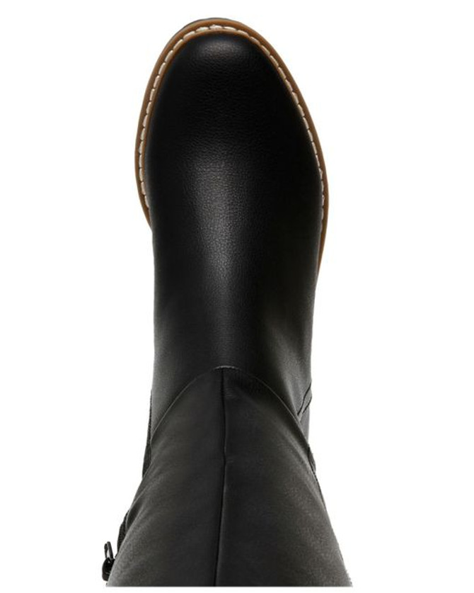 DV by Dolce Vita Women's Black Risky Lug Sole Boots