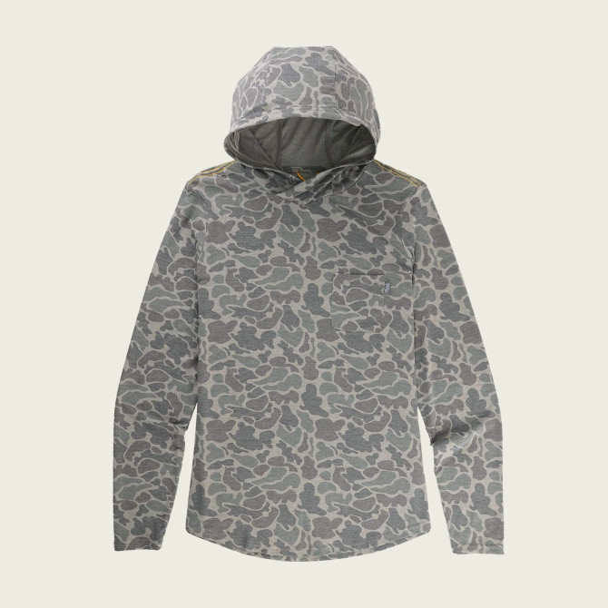 Marsh Wear Women's Buxton Performance Hoodie - Dark Green Mallard Camo