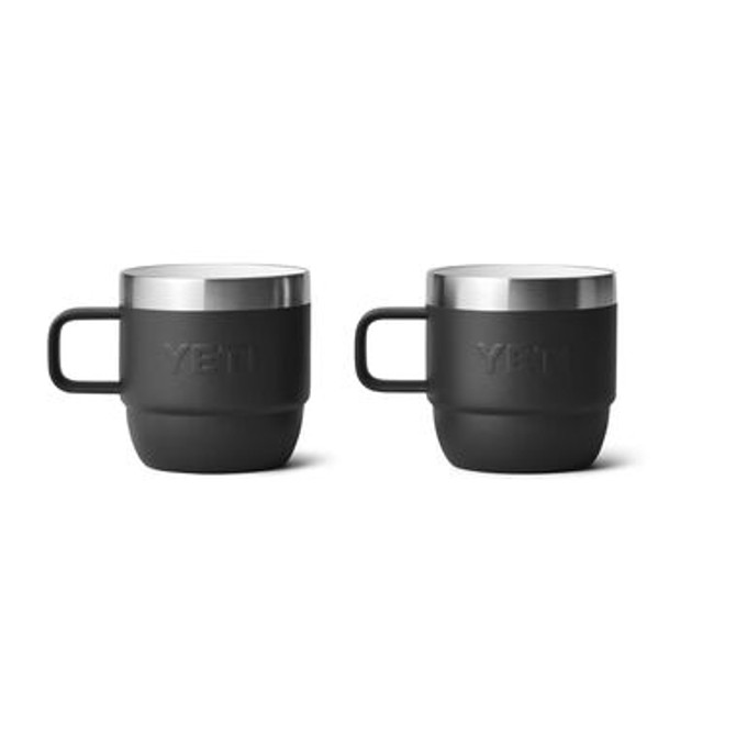 Yeti Rambler 6 Oz Espresso Mug Black 2 Pack