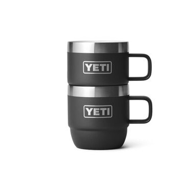 Yeti Rambler 6 Oz Espresso Mug Black 2 Pack