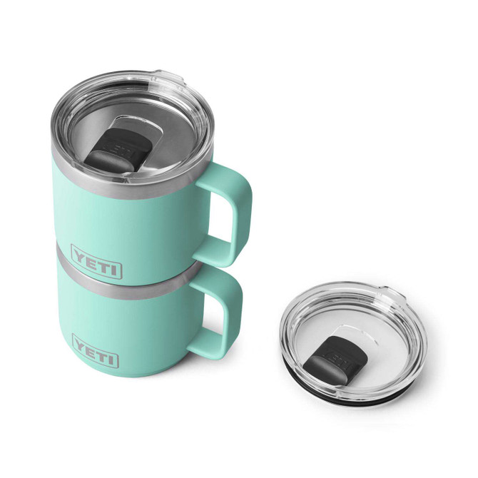 Yeti Rambler 14 oz Seafoam BPA Free Mug with MagSlider Lid