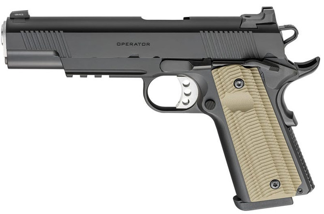 Springfield 1911 Operator 5" 9mm Black Tan Grip