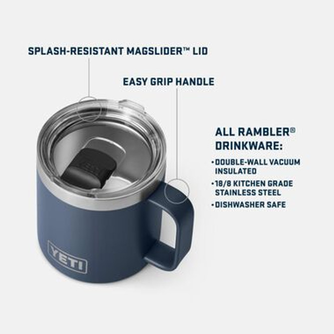Yeti Rambler 14 Oz Mug 2.0 with MagSlider Lid Navy