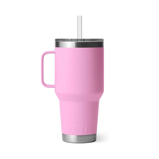 Yeti Rambler 35 oz Power Pink BPA Free Straw Mug
