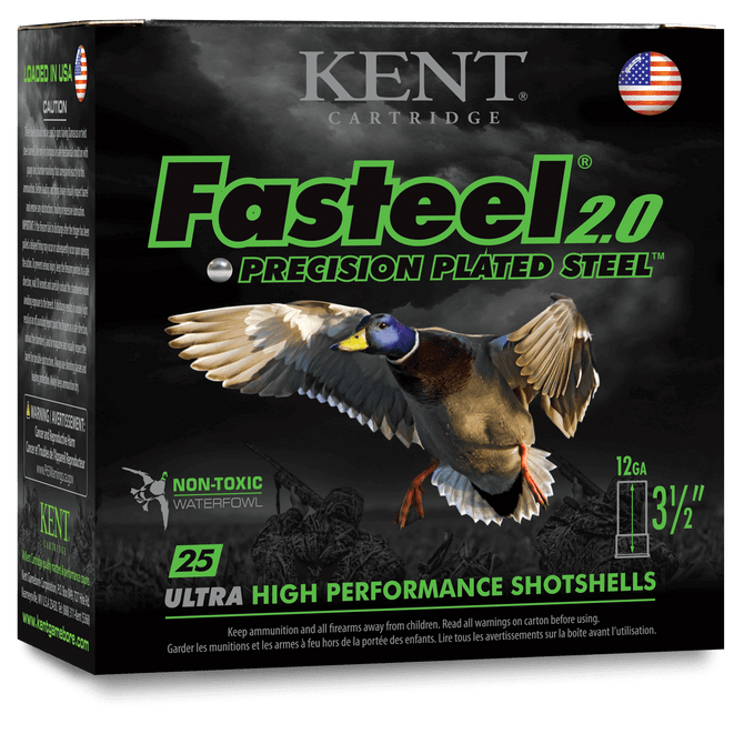 Kent Cartridge Fast Steel 12G 3" 1 1/4OZ BB SHO