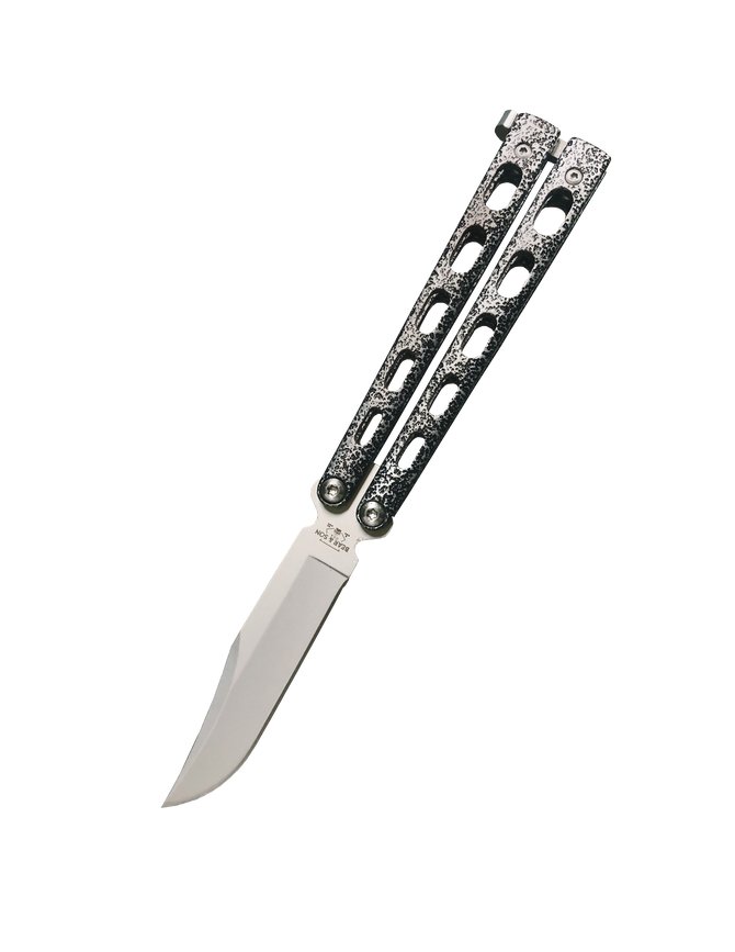 Bear & Son Cutlery 4" Silver Vein Butterfly