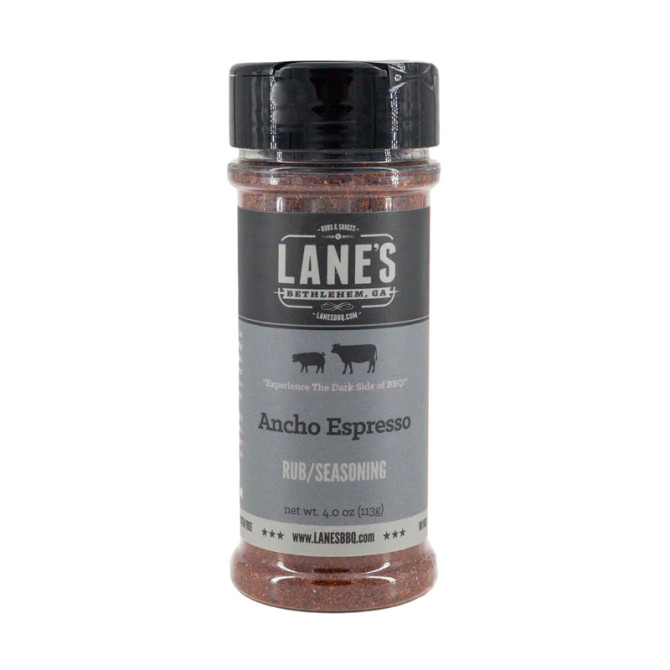 Lane's Ancho Espresso Rub 4.6 oz