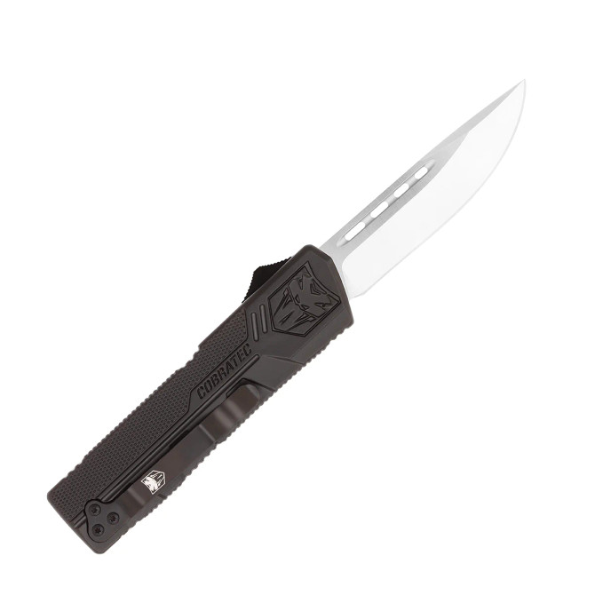 CobraTec Knives Lightweight Black Drop Not Serrated
