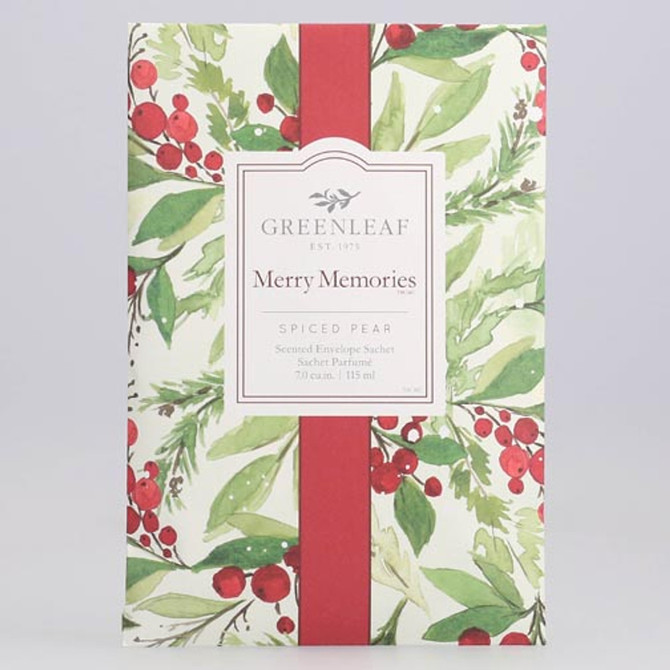 Greenleaf Large Scented Envelope Sachet - Merry Memories