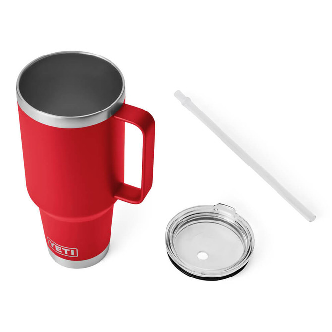 Yeti Rambler 42 oz. Mug with Straw Lid - Rescue Red