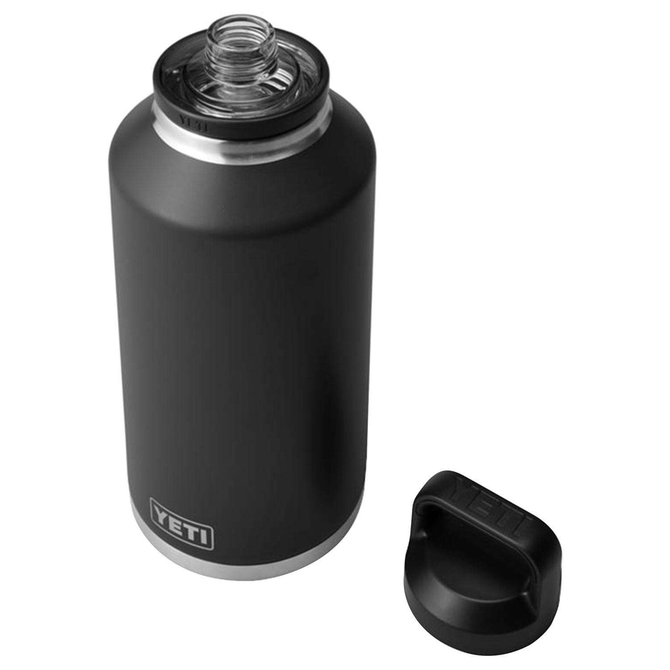 Yeti Rambler 64 oz Black BPA Free Bottle with Chug Cap