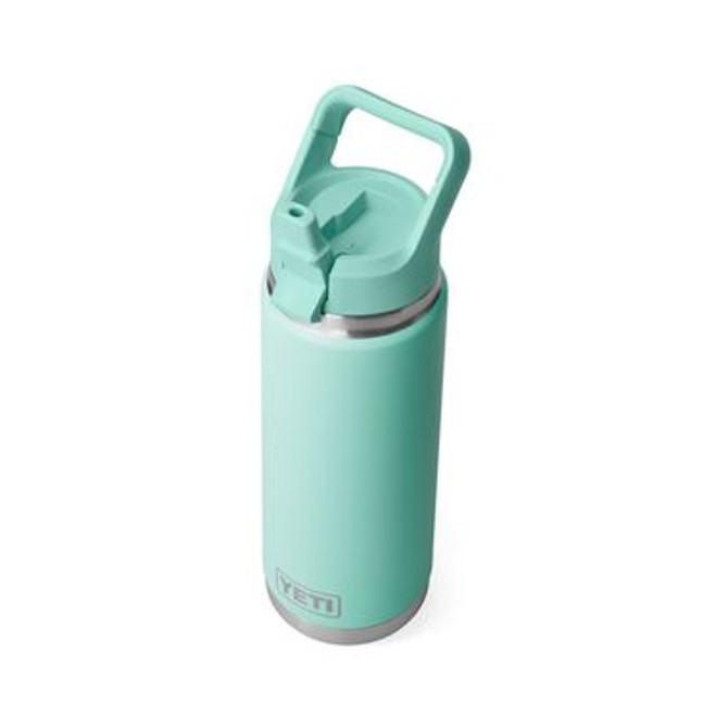 Yeti Rambler 26 Oz Water Bottle with Straw Cap - Seafoam