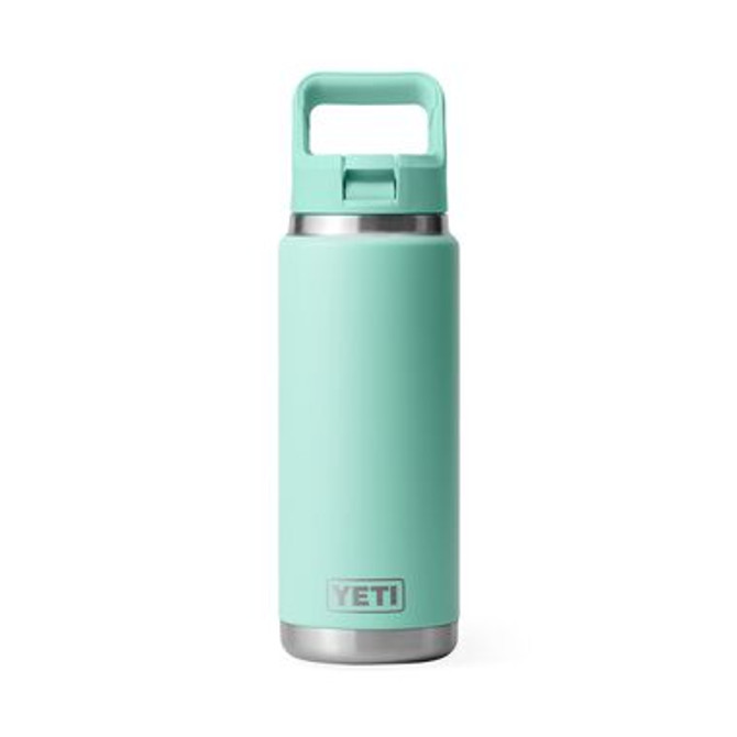 Yeti Rambler 26 Oz Water Bottle with Straw Cap - Seafoam