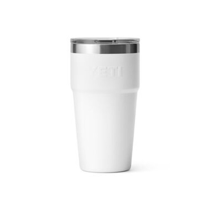Yeti Rambler 20 Oz Stackable Cup with Magslider Lid - White