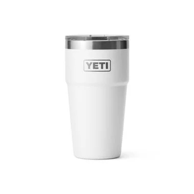Yeti Rambler 20 Oz Stackable Cup with Magslider Lid - White