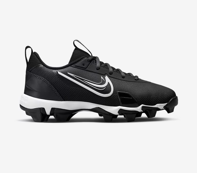 Nike Force Trout 9 Keystone Big Kids' Baseball Cleats - Black/Anthracite/Metallic Silver/White