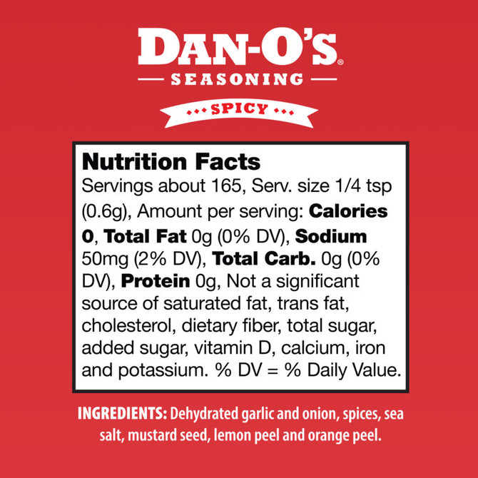 Dan O's Spicy Seasoning – Small Bottle