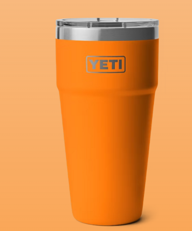 Yeti Rambler 30 oz Stackable Cup with Magslider Lid - King Crab Orange