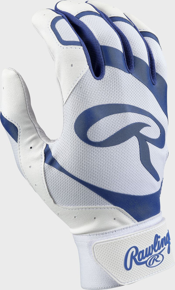 Rawlings Youth 5150 II Batting Gloves - White/Navy