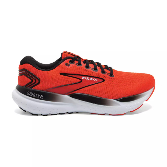 Brooks Men's Glycerin 21 Running Shoes - Grenadine/Salsa/Black