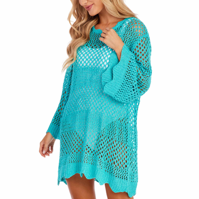 Mudpie Milton Crochet Tunic Teal