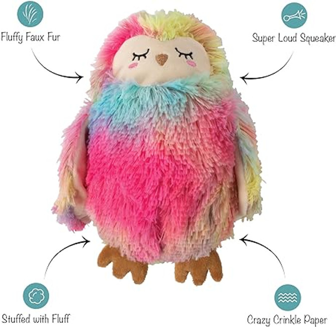 Fringe Be HOO You Are Plush Dog Toy