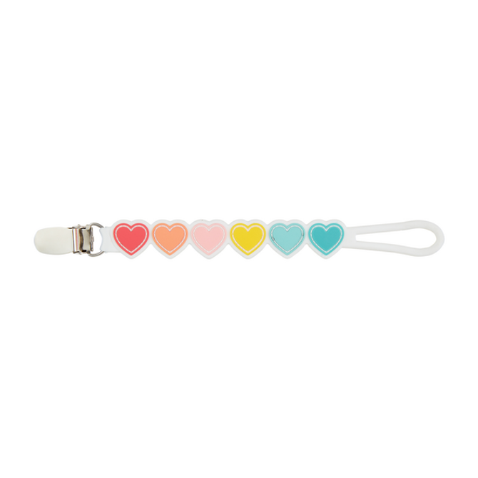 Mudpie Silicone Heart Pacy Strap