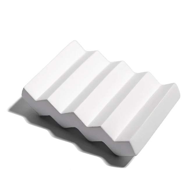 Finch Berry White Modern Soap Dish