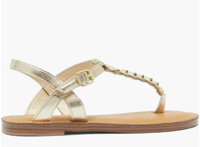 Mia Kids Annae T-Strap Sandal - Soft Gold