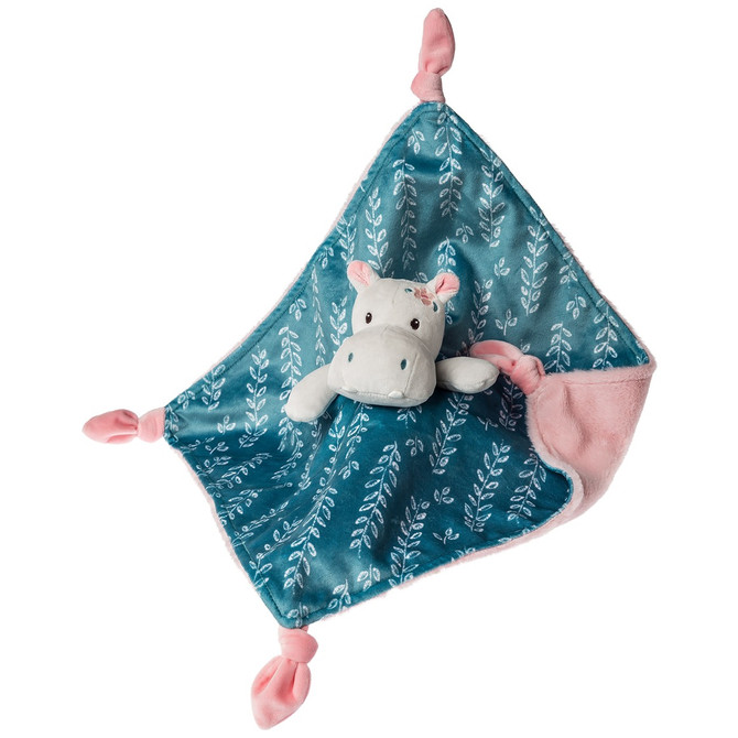 Mary Meyer Jewel Hippo Character Blanket