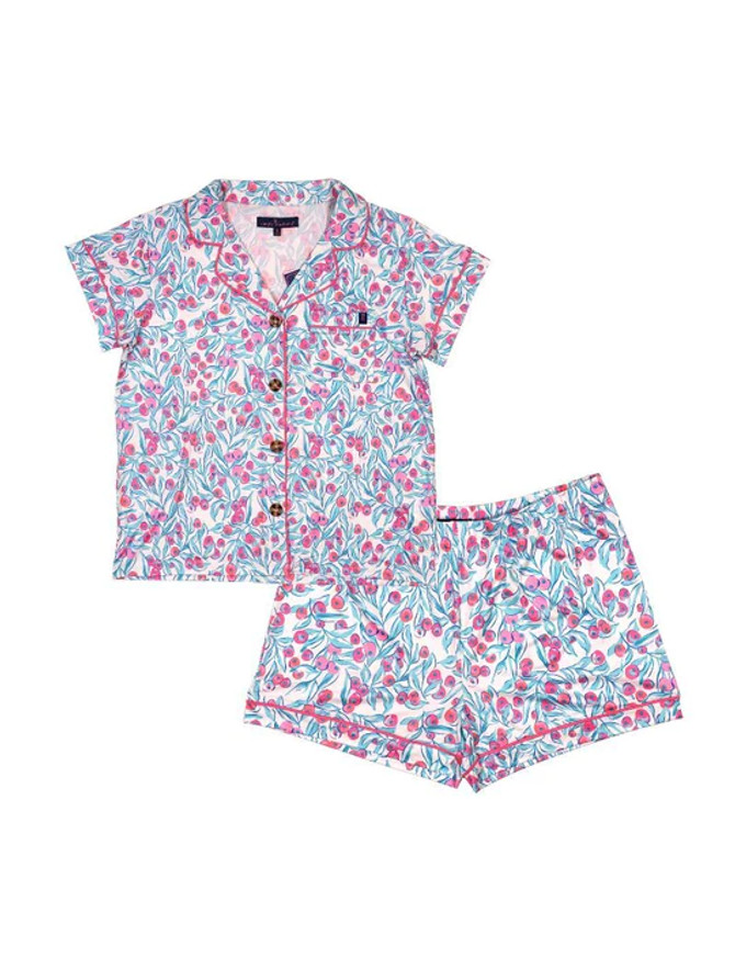 Simply Southern Button Down PJ Set - Abstract