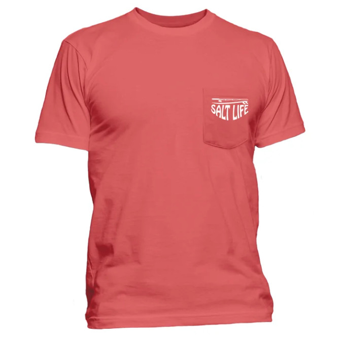 Salt Life Reel Wicked Tee - Burnt Coral