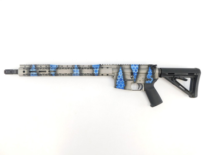 Black Rain Ordinance Spec 15 16" 5.56 Nato Blue Scratch Camo