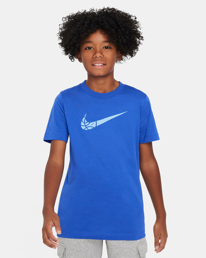 Nike Sportswear Big Kids' T-Shirt - Game Royal/University Blue